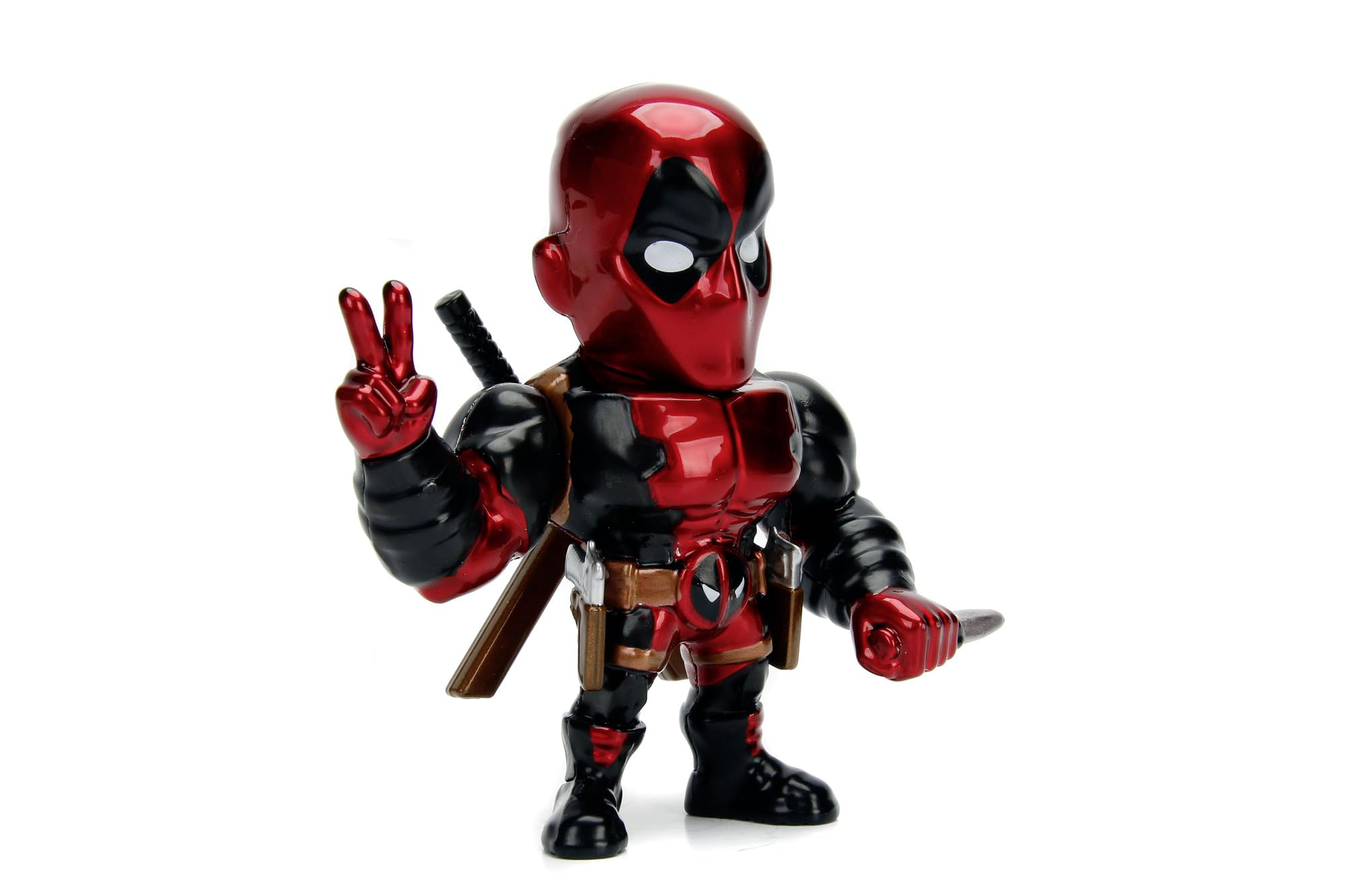 Jada Toys Marvel Deadpool Action Figure 10 cm Die-Cast Collectable | Red 6