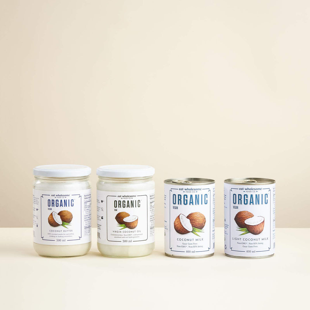 Eat Wholesome Organic Light Coconut Milk with No Guar Gum, 400 ml (Pack of 1)