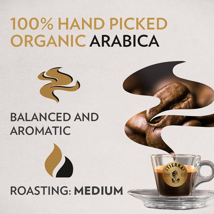 Lavazza Tierra For Amazonia - Organic Whole Coffee Beans