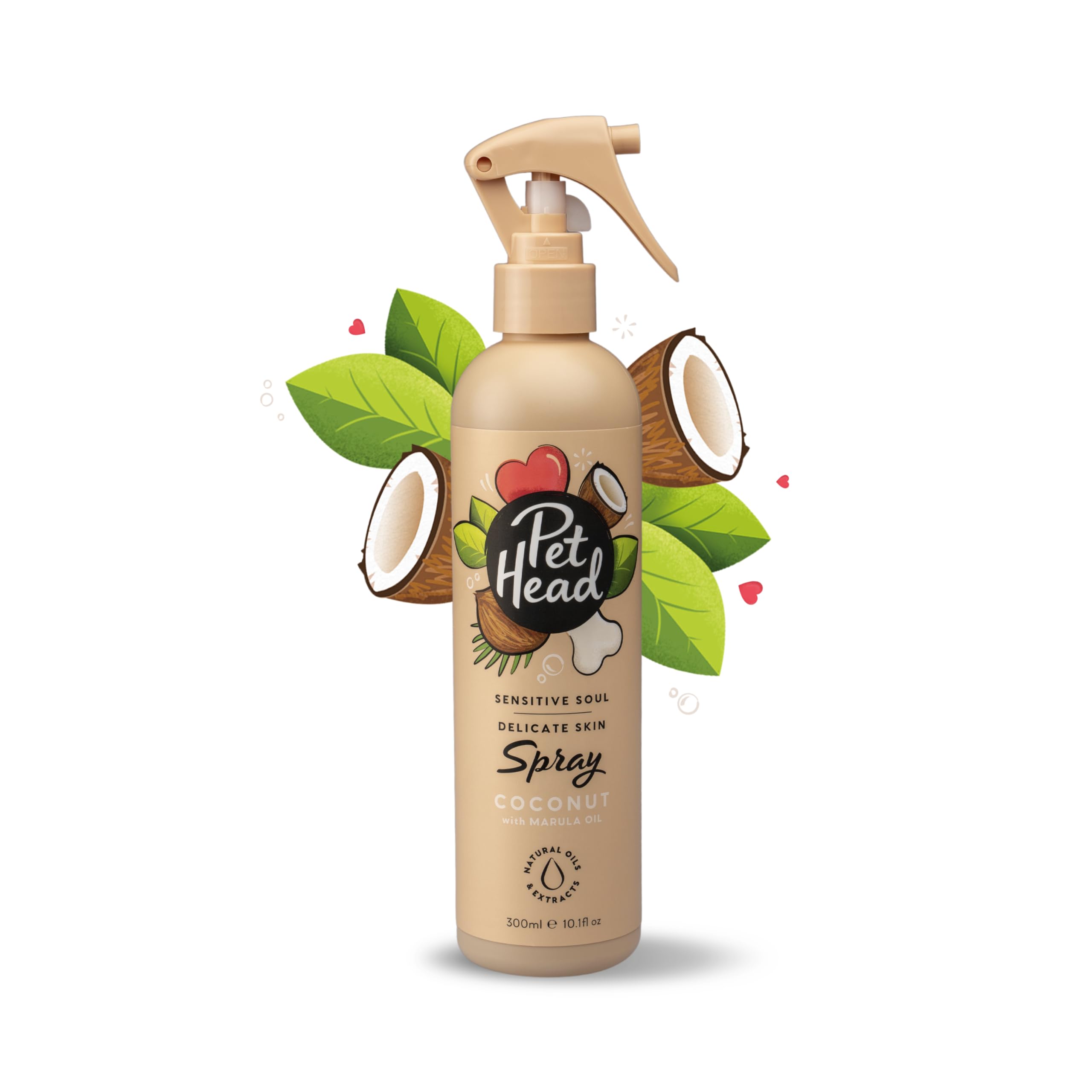 Pet Head Sensitive Soul Dog Deodoriser Spray - Coconut Scent | pH Neutral | 300 ml