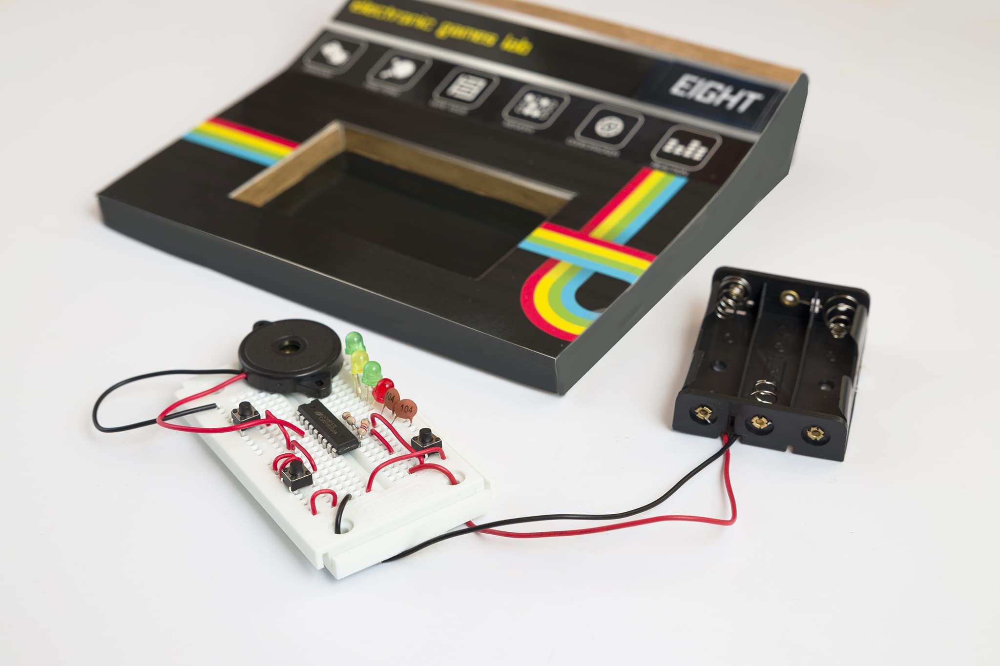 EIGHT Advent Calendar Kit - Build Your Own Electronic Games (Ages 14+) 2