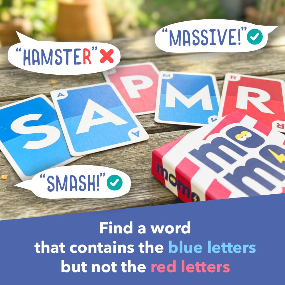 ATM Gaming Momo - Fast-Paced Word Card Game for 2-8 Players | Paper Cards | English Language 4