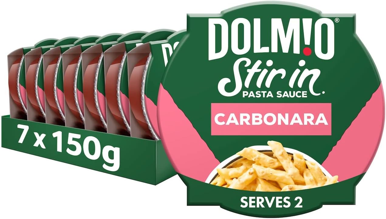 Dolmio Stir In Carbonara Pasta Sauce, 7 x 150g Pots 1