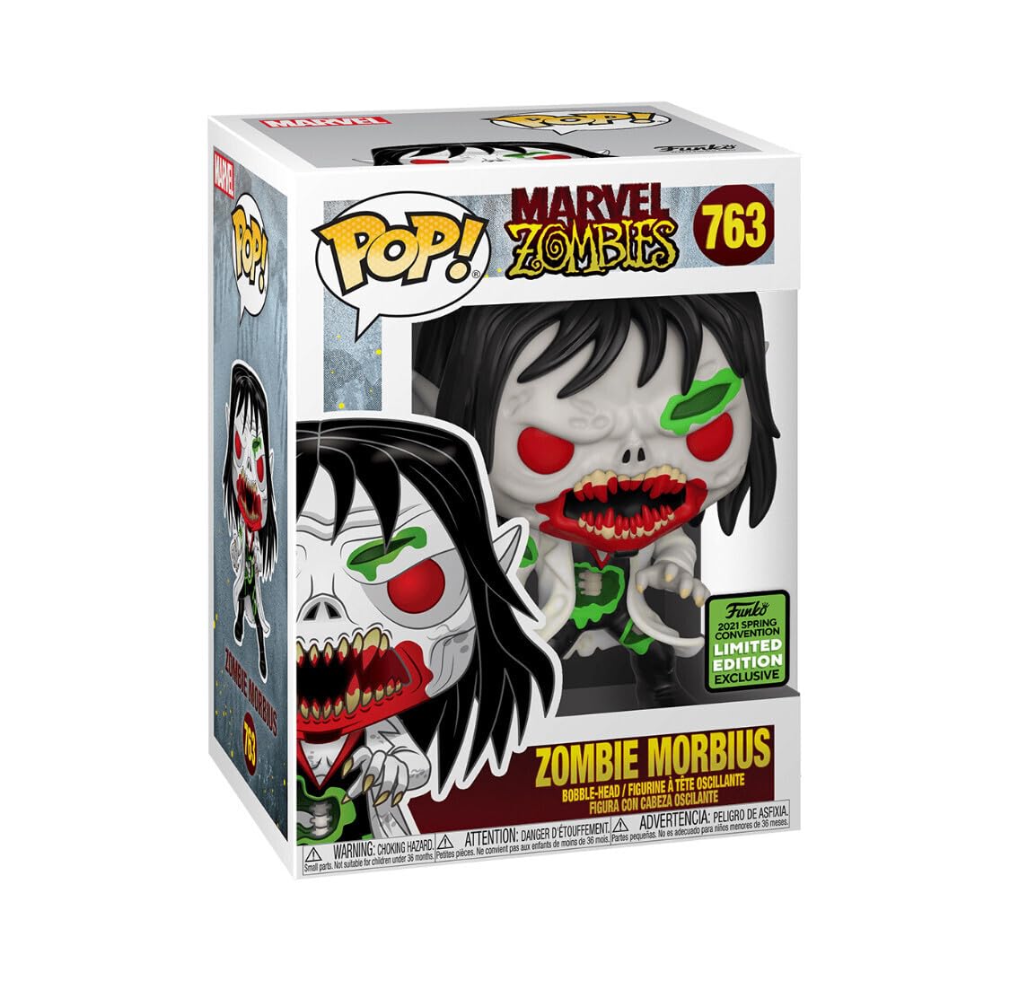 Funko Pop! Marvel Zombies - Zombie Morbius Vinyl Figure (Exclusive #763) 3