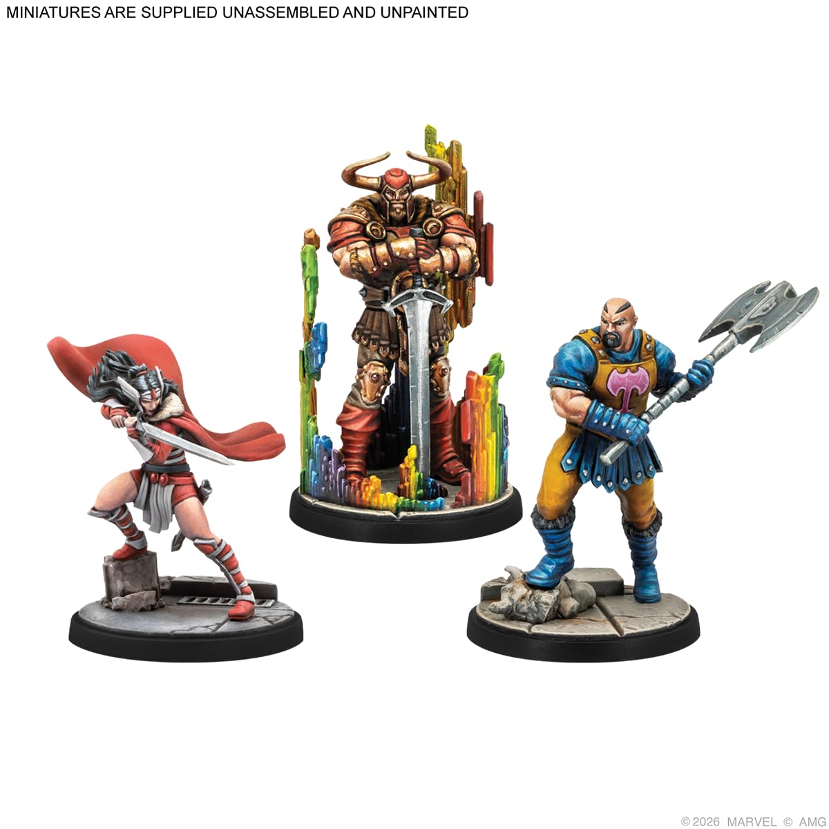 Asmodee Marvel: Crisis Protocol - Asgardians Starter Set | Ages 14+ | 2 Players | 90 Minutes Playing Time 4
