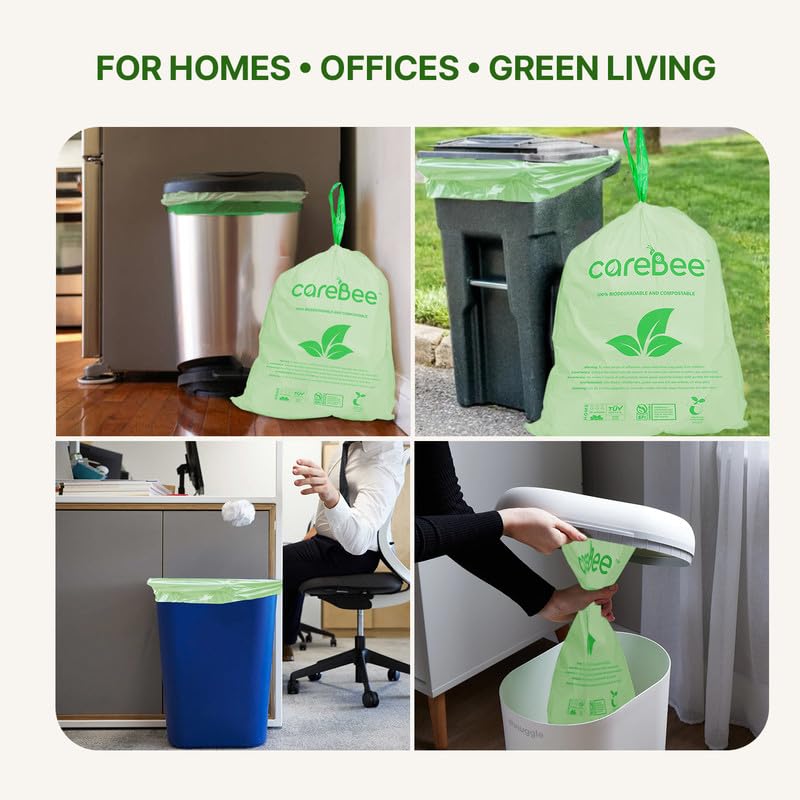 CareBee Heavy Duty Drawstring Bin Bags | 15-20L Capacity | Pack of 20 4