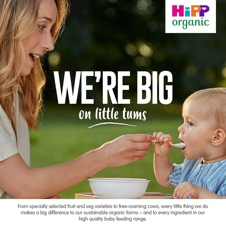 HiPP Organic Banana Rice Cereal Baby Food Jar 6+ Months (6 x 125g)