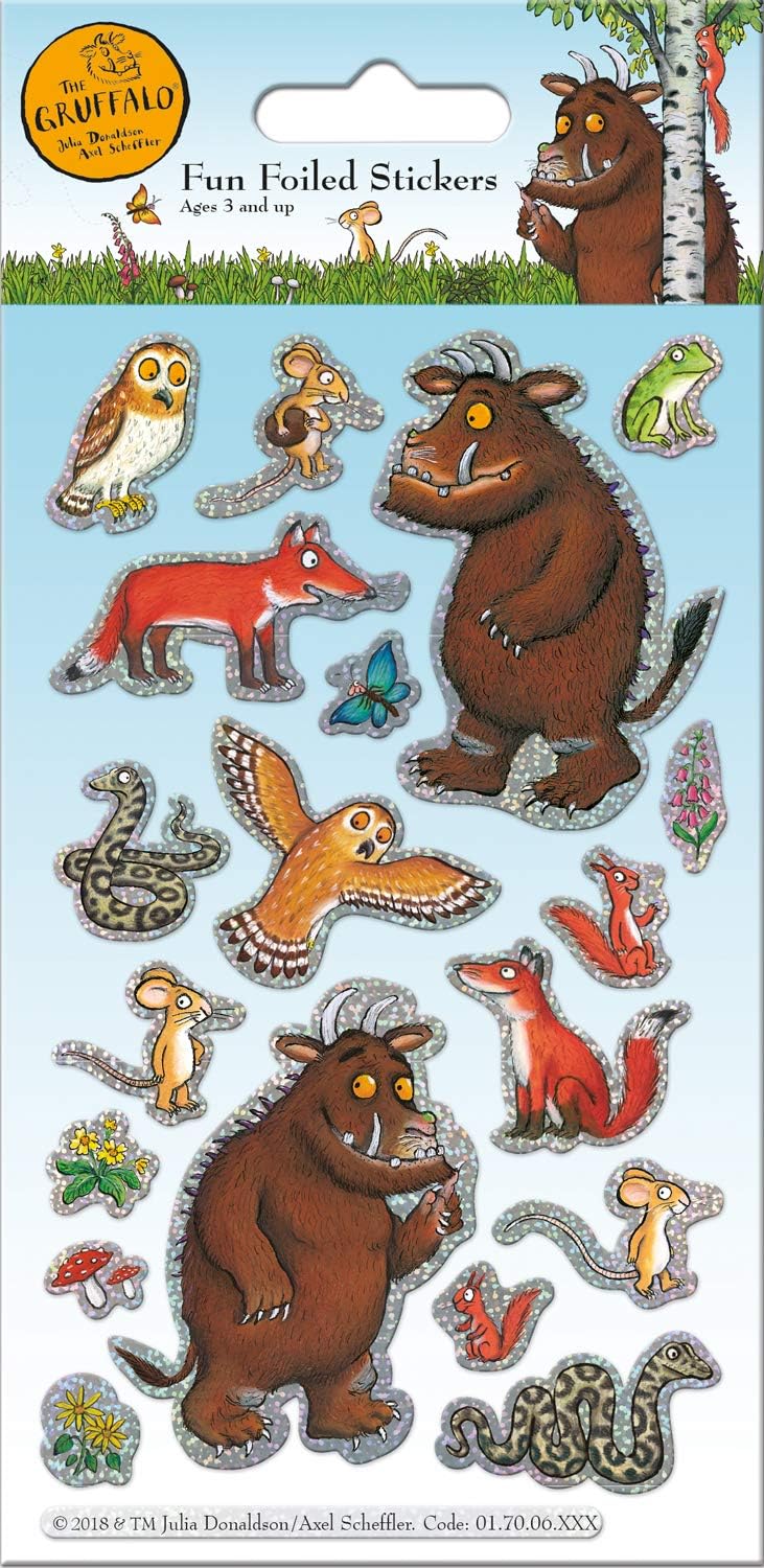 Paper Projects The Gruffalo Super Sticker Pack - Foil & Mega Sticker Bundle 2