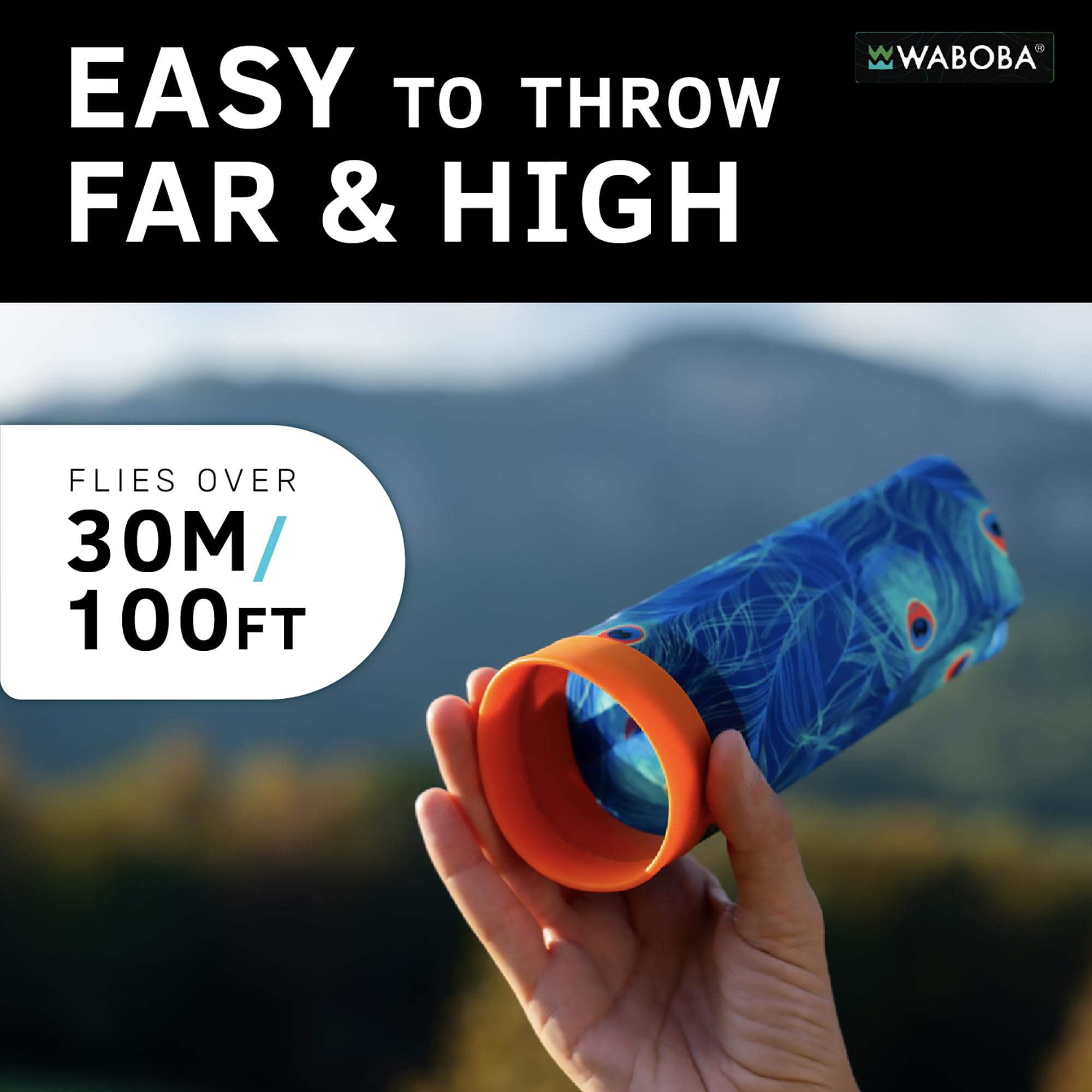 Waboba Airlyft - Lightweight Air Glider Toy for Ages 3+ | Flies Over 30m | Indoor/Outdoor Play 4