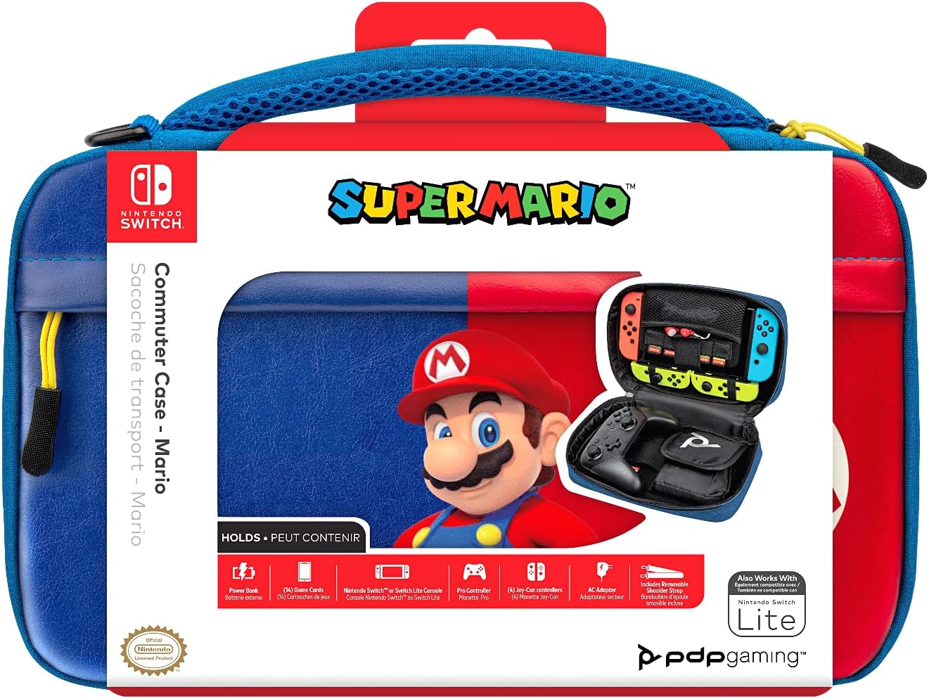 Mario - Nintendo Switch Semi-Hardshell Commuter Case by PDP 7