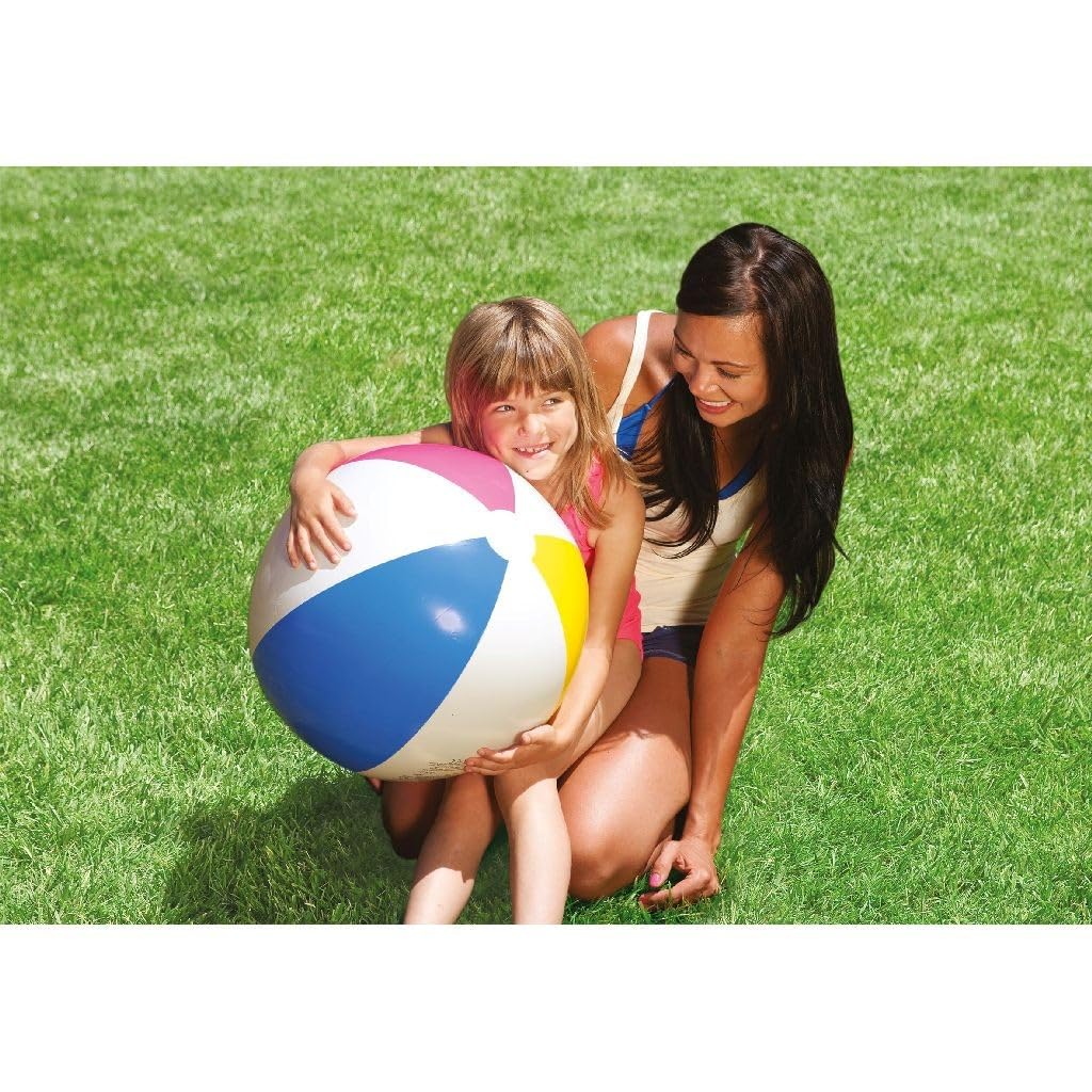 Intex 59030EP 24 Zoll glänzender Strandball – Spielen im Freien für Kinder ab 3 Jahren 7