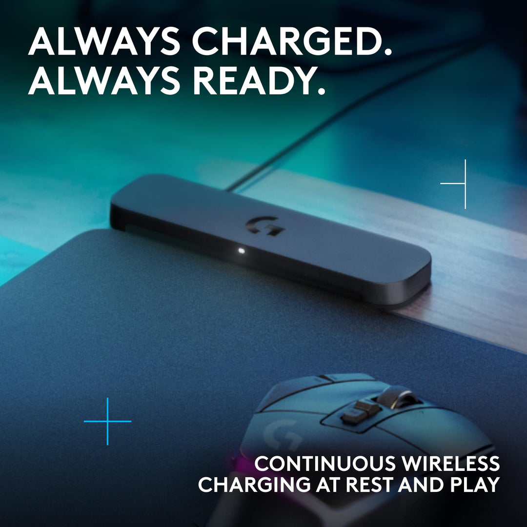 Logitech G POWERPLAY 2 Wireless Charging Mouse Pad for Compatible Gaming Mice