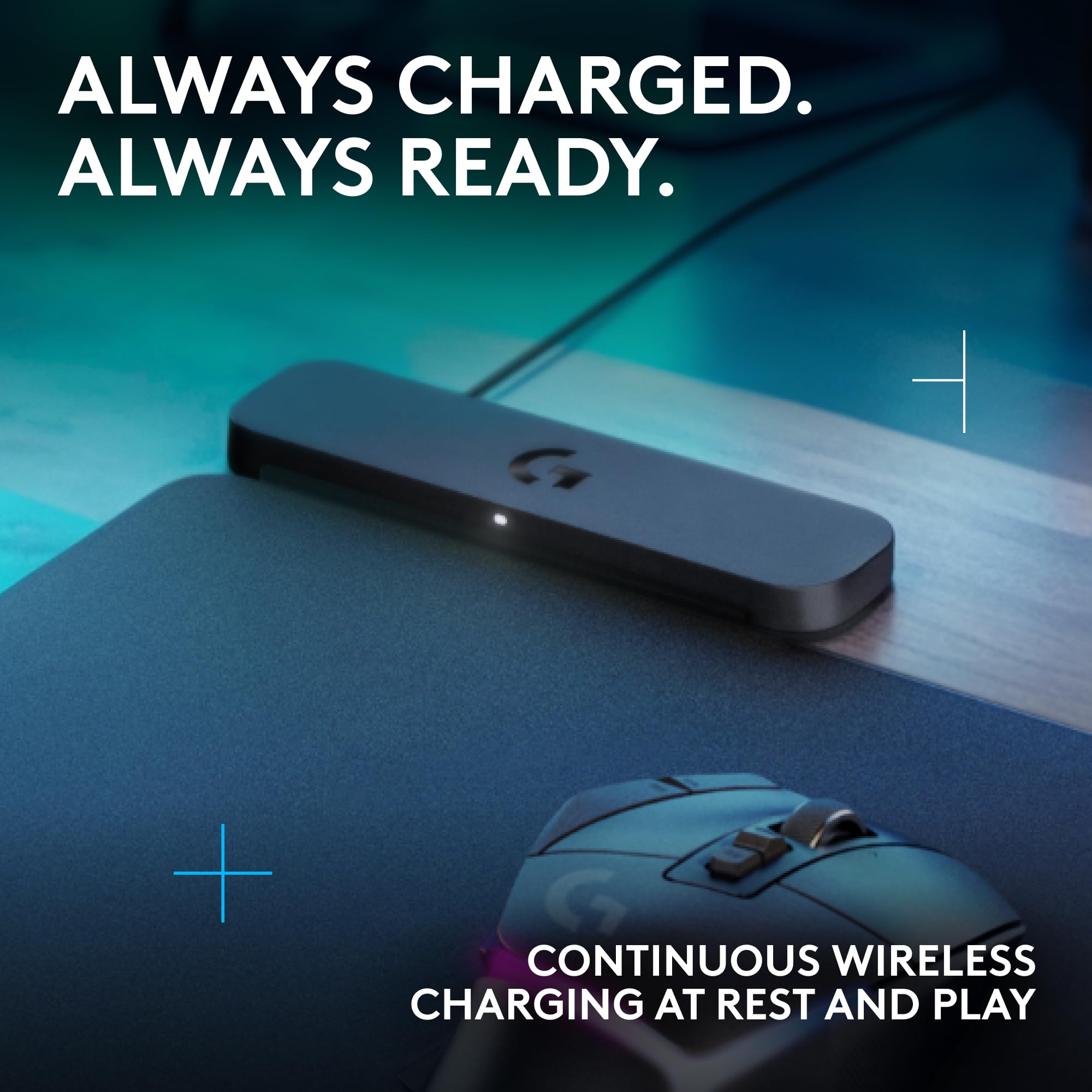 Logitech G POWERPLAY 2 Wireless Charging Mouse Pad for Compatible Gaming Mice 3