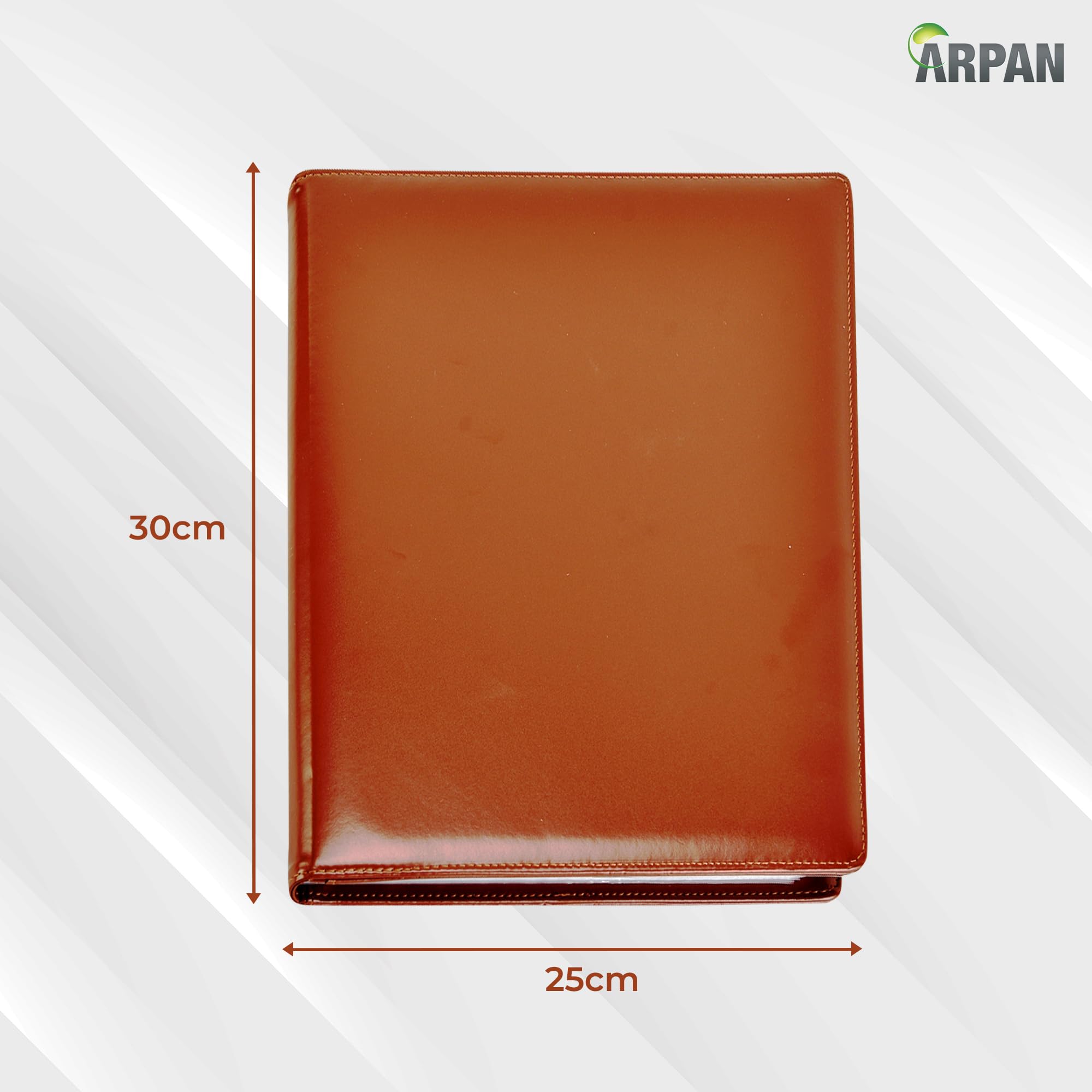 ARPAN A4 Brown Professional Display Presentation Book | 48 Pockets (96 Views) | PU Material 2