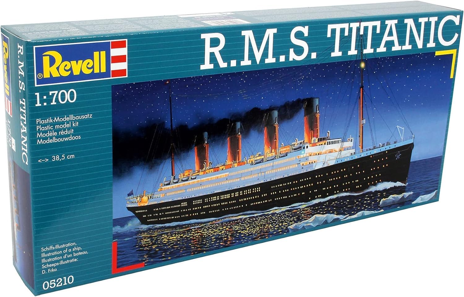 Revell 05210 R.M.S. TITANIC 1:700 Scale Unbuilt Plastic Model Kit 6