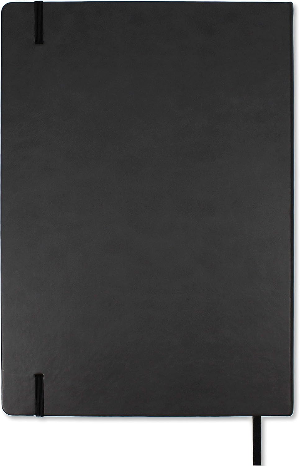 Silvine Executive Soft Feel Notebook Ruled with Marker Ribbon 160pp 90gsm A4 Black Ref 198BK