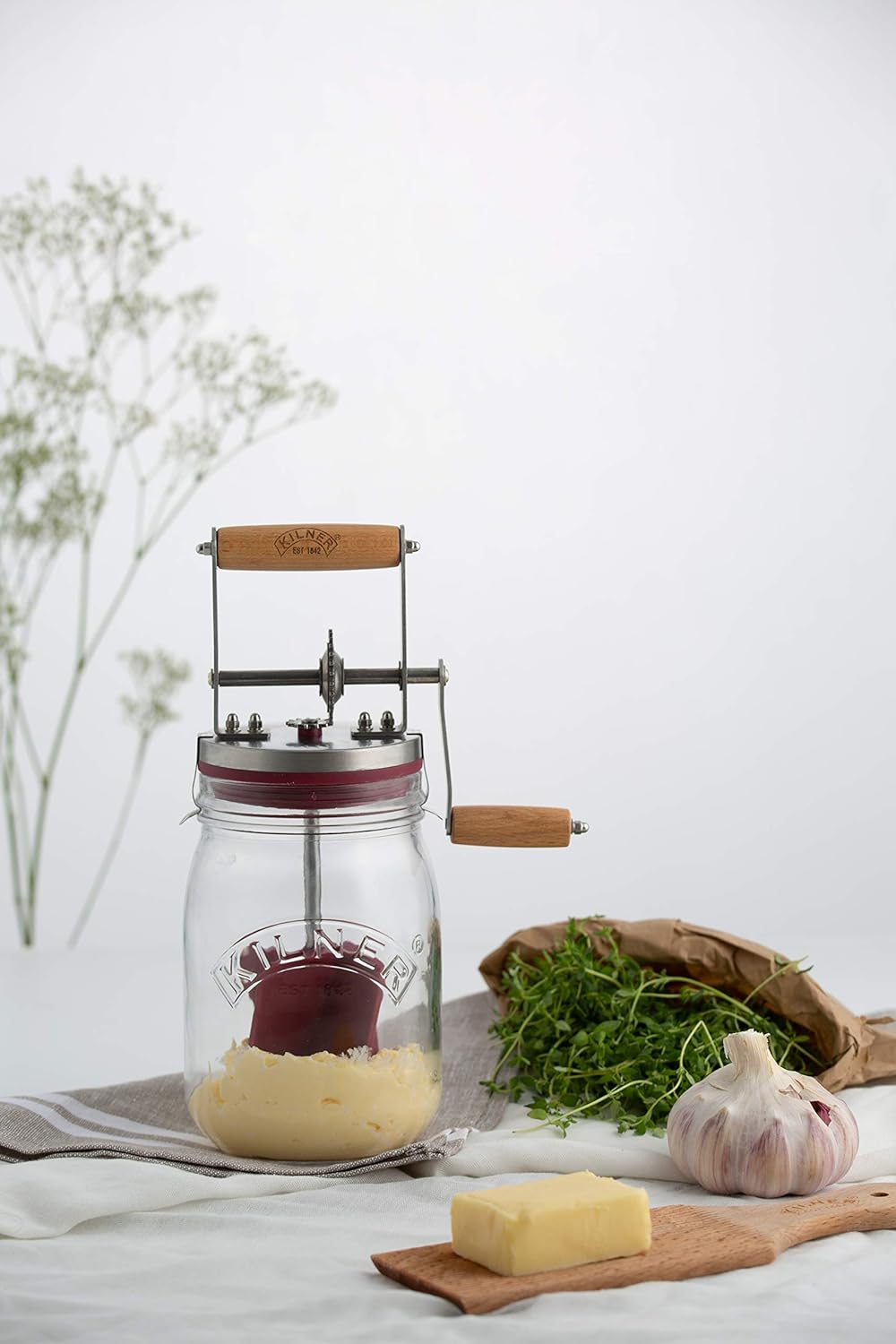 Kilner - Butter Churner Manual Kitchen Tool