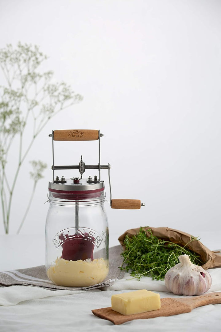 Kilner - Butter Churner Manual Kitchen Tool
