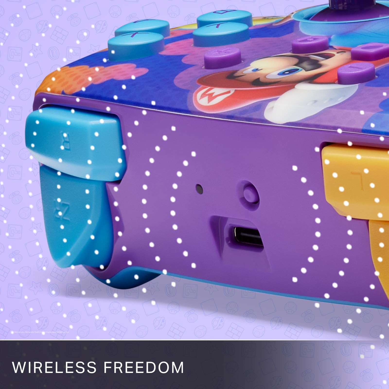 PowerA Enhanced Wireless Controller for Nintendo Switch - Color Splash Heroes 4