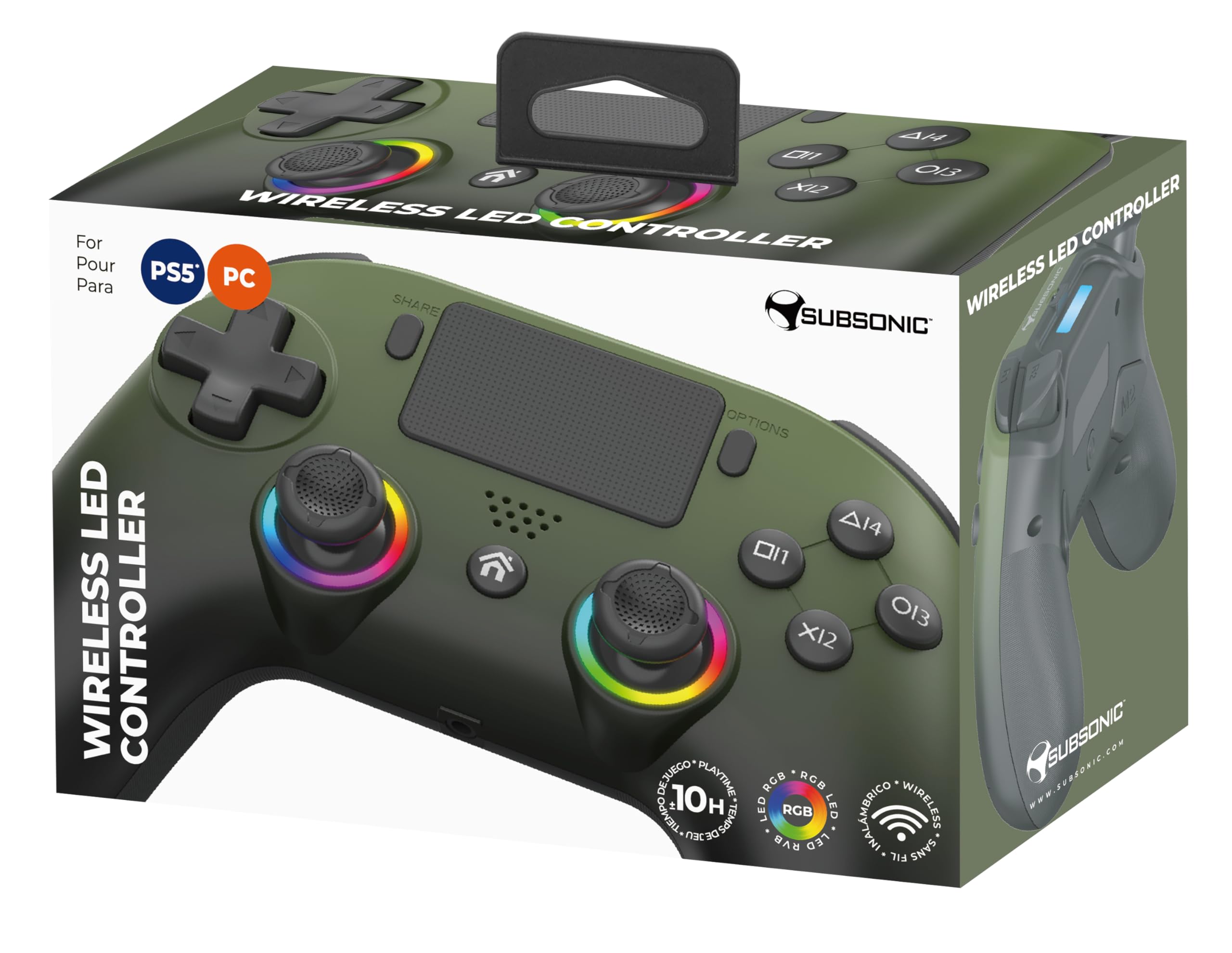 Subsonic – Wireless PS5 Controller with Programmable Paddles, RGB LEDs & Turbo Function 19