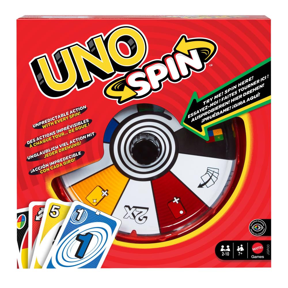 Mattel UNO Spin-Kartenspiel 13