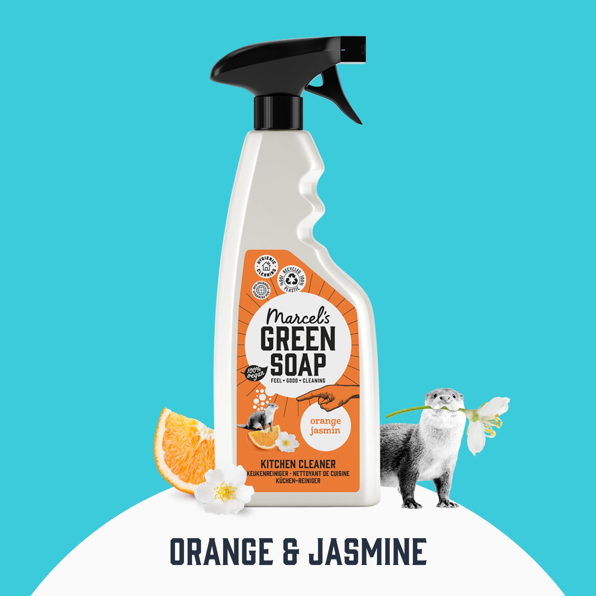 Marcel's Green Soap Kitchen Cleaner Spray - Degreasing | Orange & Jasmine Scent | 500 ml 7