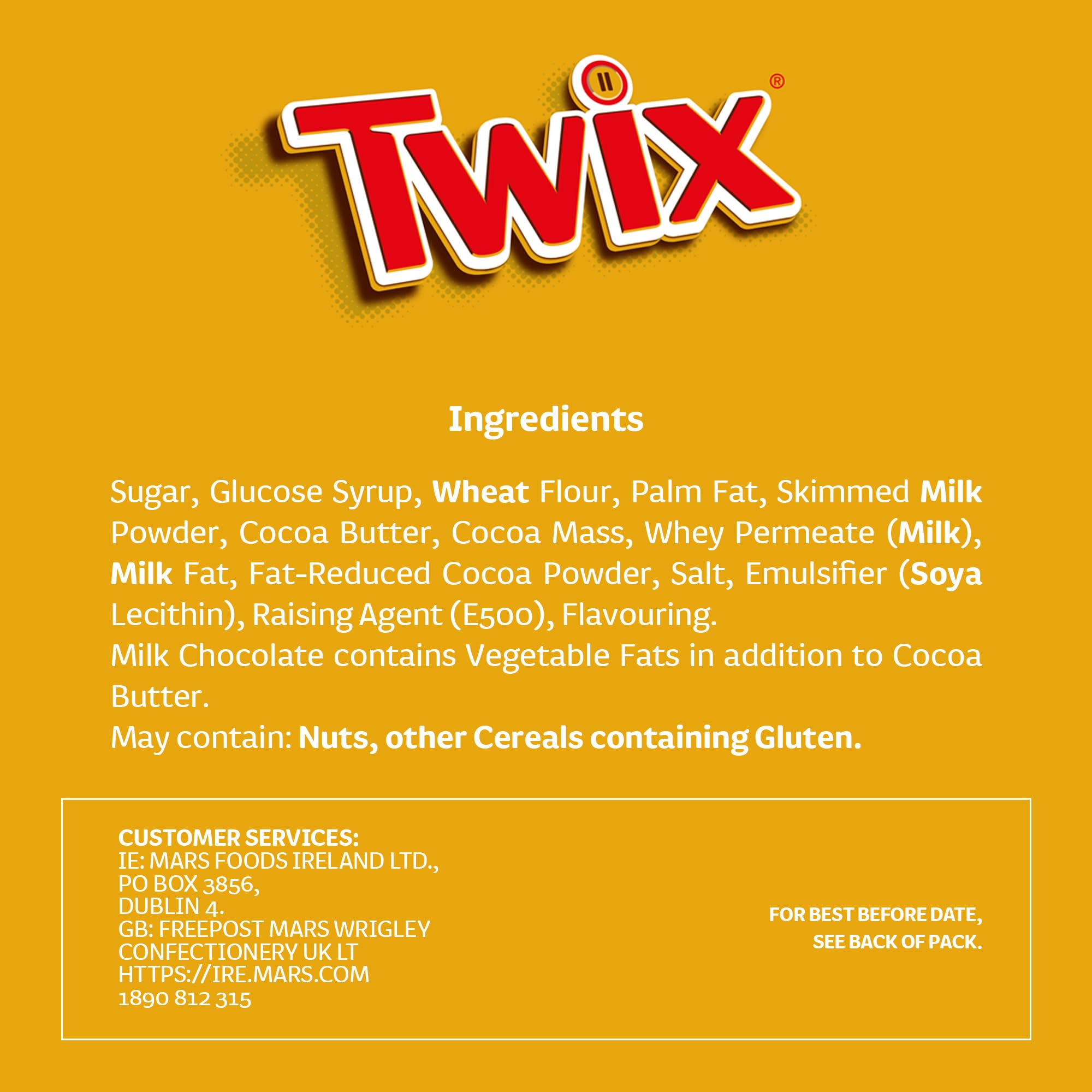 Twix Caramel Chocolate Fingers Biscuit Snack Bars Multipack 16x20g 3