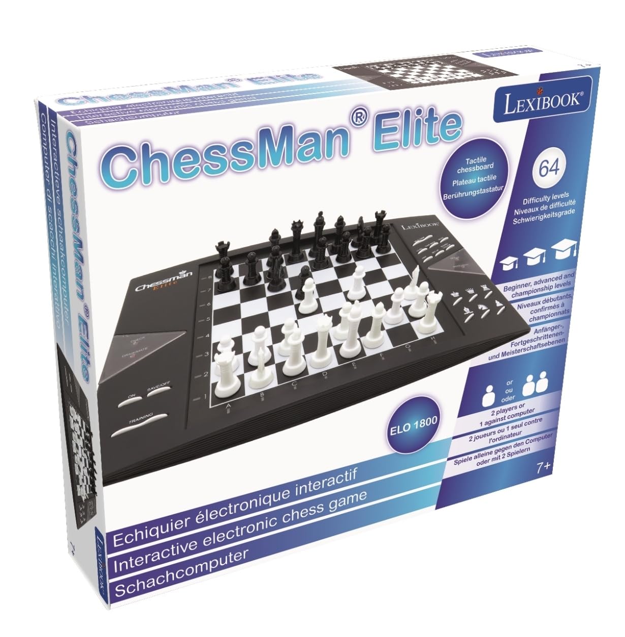 Lexibook Chessman Elite Interactive Electronic Chess Game with 64 Levels 3