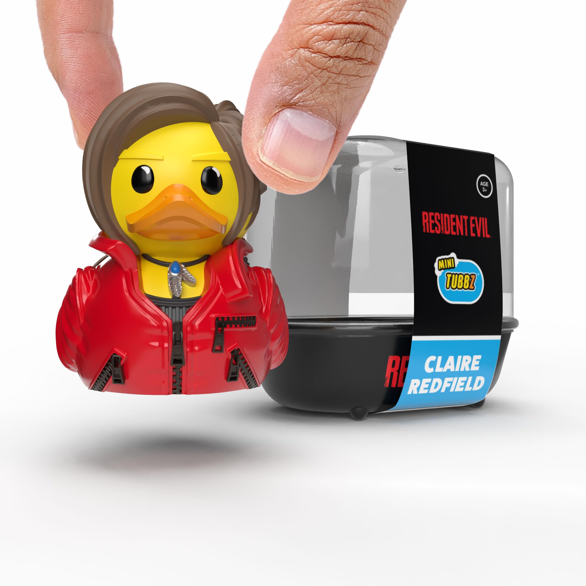TUBBZ Mini Collectible Figure - Resident Evil Claire Redfield Cosplaying Rubber Duck | 5 cm Vinyl