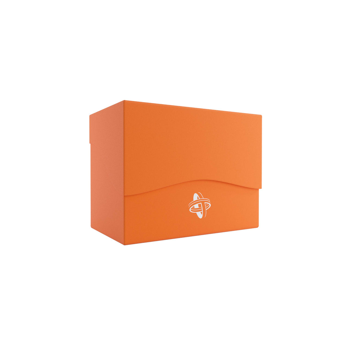 Gamegenic 80-Card Side Holder - Holds 80 Double-Sleeved Cards, Orange
