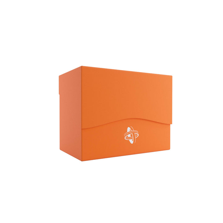 Gamegenic 80-Card Side Holder - Holds 80 Double-Sleeved Cards, Orange