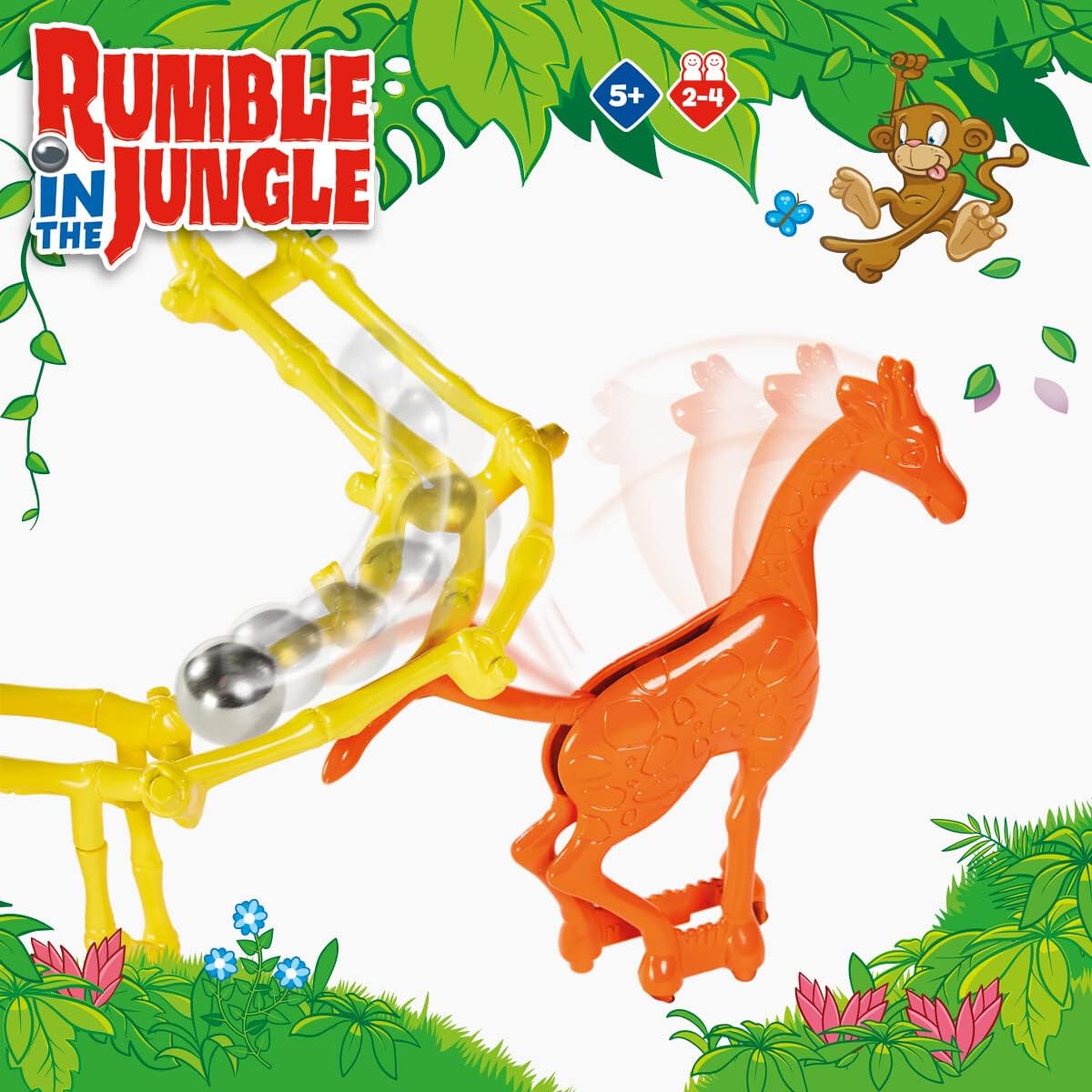 TOMY Games Rumble in the Jungle Board Game, Family Action Game for Kids & Adults 2