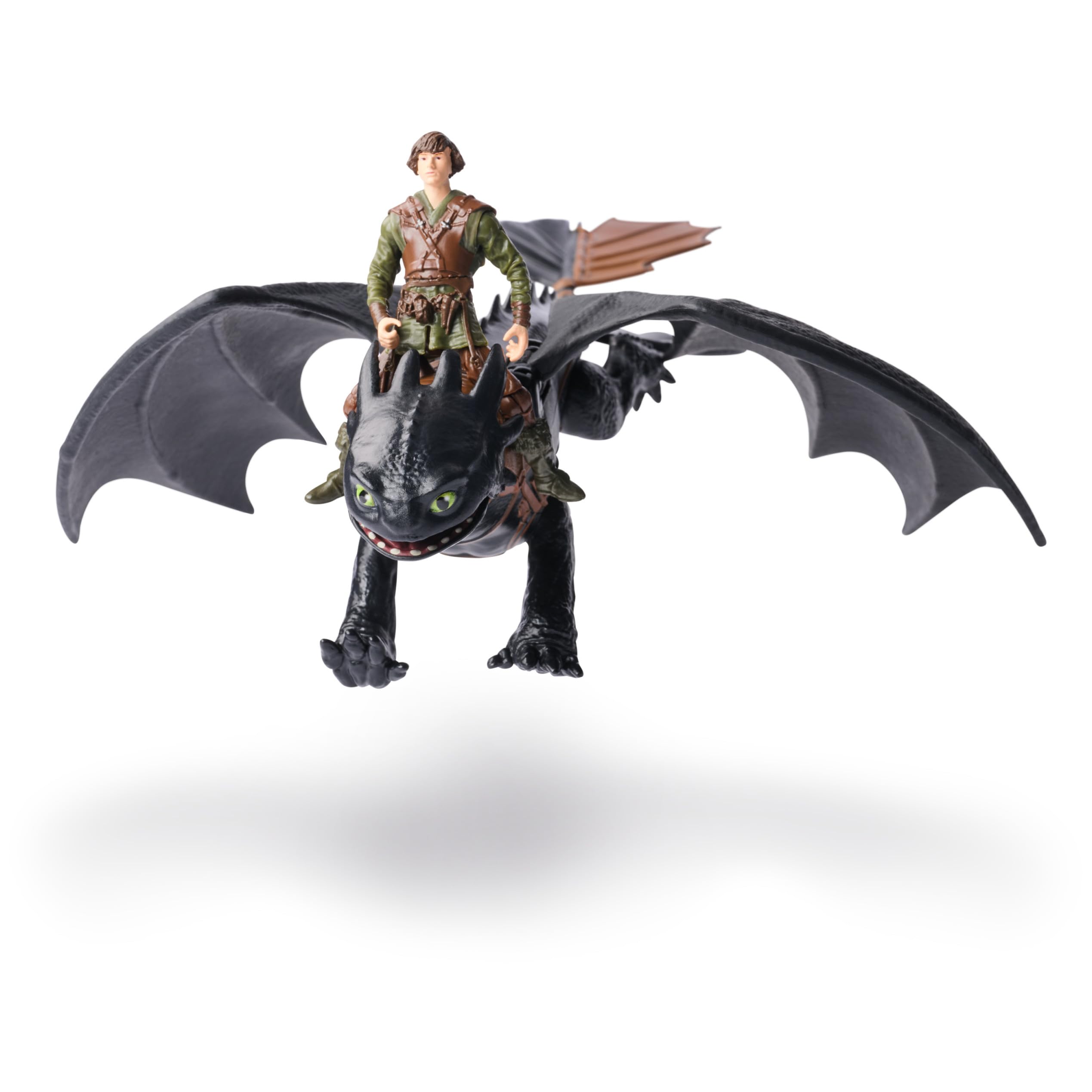 Dreamworks Dragons How to Train Your Dragon Toothless & Hiccup Roaring Minis - 7.5 cm Viking Figure with 33 cm Dragon Toy 2