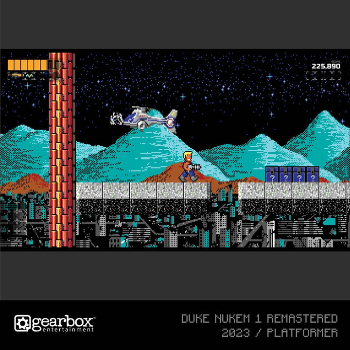 Duke Nukem Collection 1 - Evercade Blaze Red Cartridge