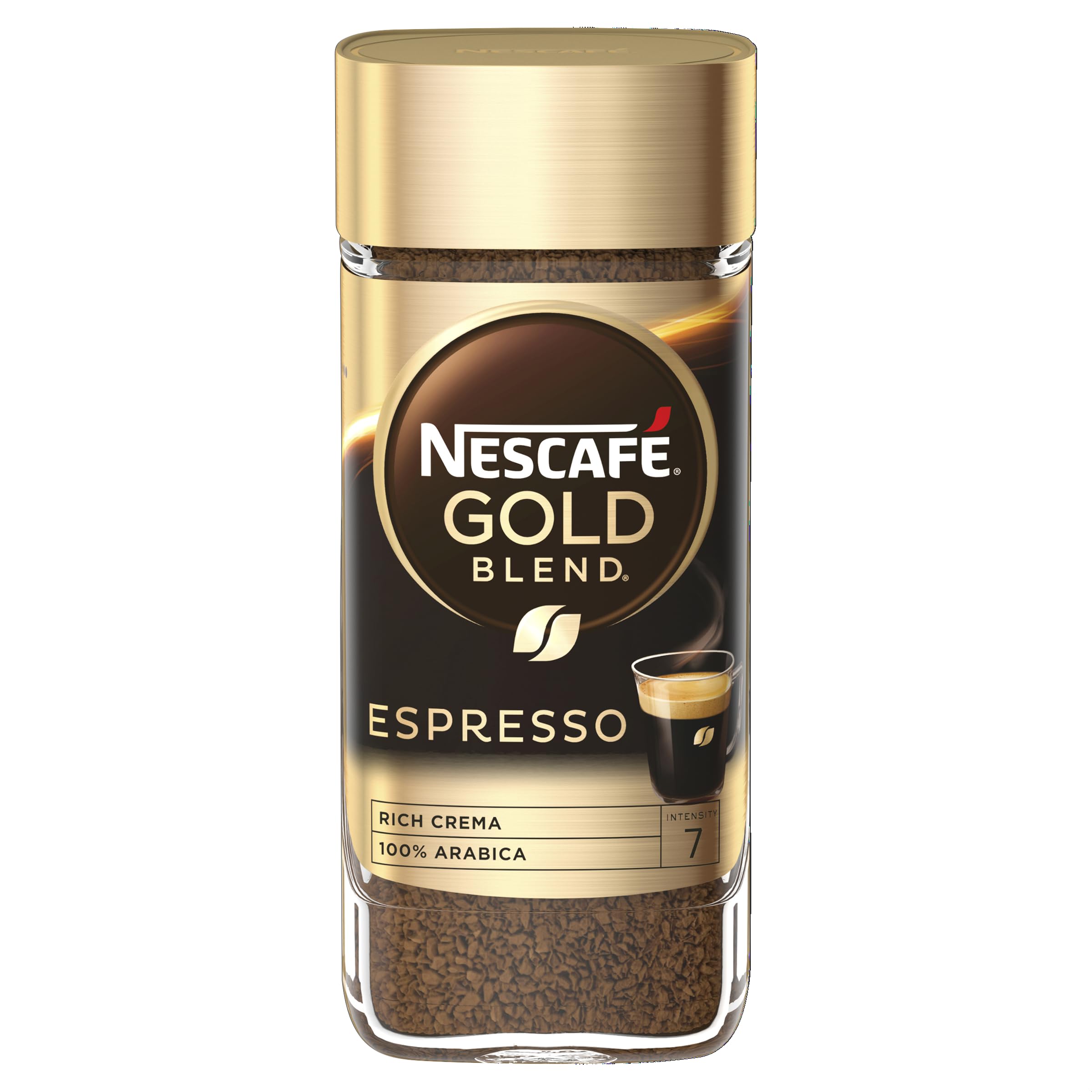 Nescafé Espresso Instant Gold Blend Coffee - Rich Crema, 100% Arabica, 95g Jar 2