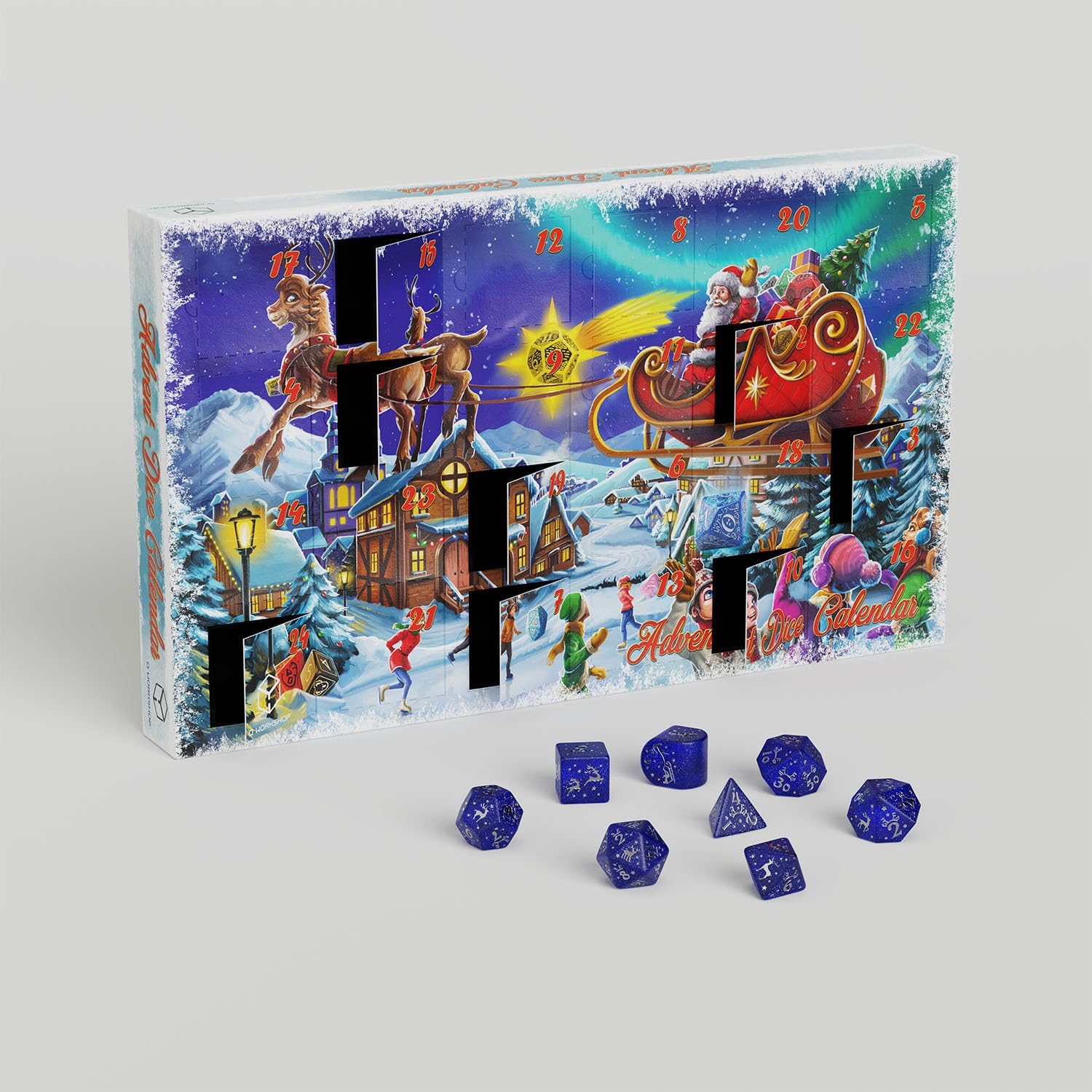 Q WORKSHOP Advent Calendar 2023 Dice and Cubes Set 2