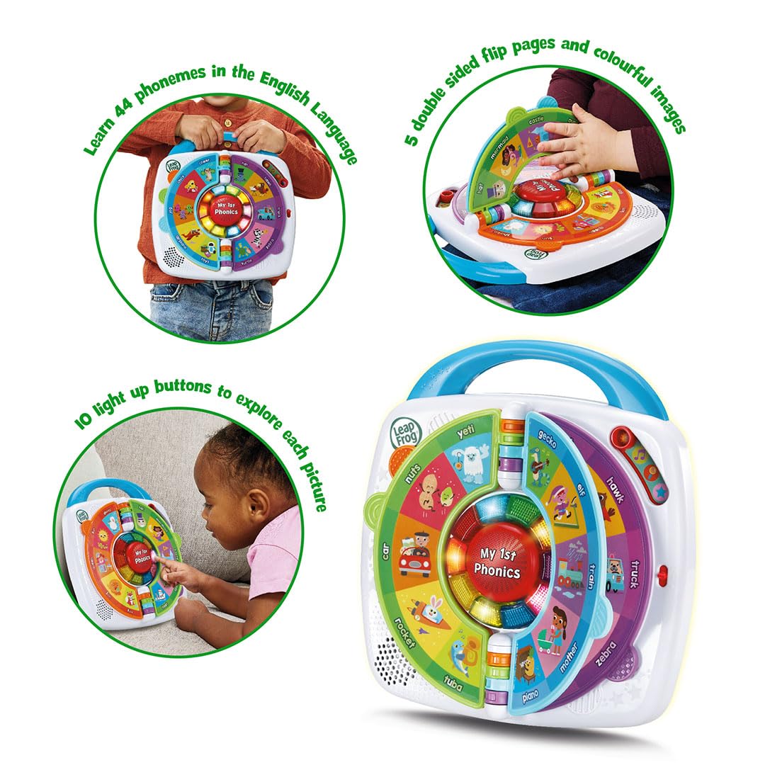 LeapFrog My 1st Phonics: Spin & Learn - Interactive Educational Toy for Toddlers 18M+ 2