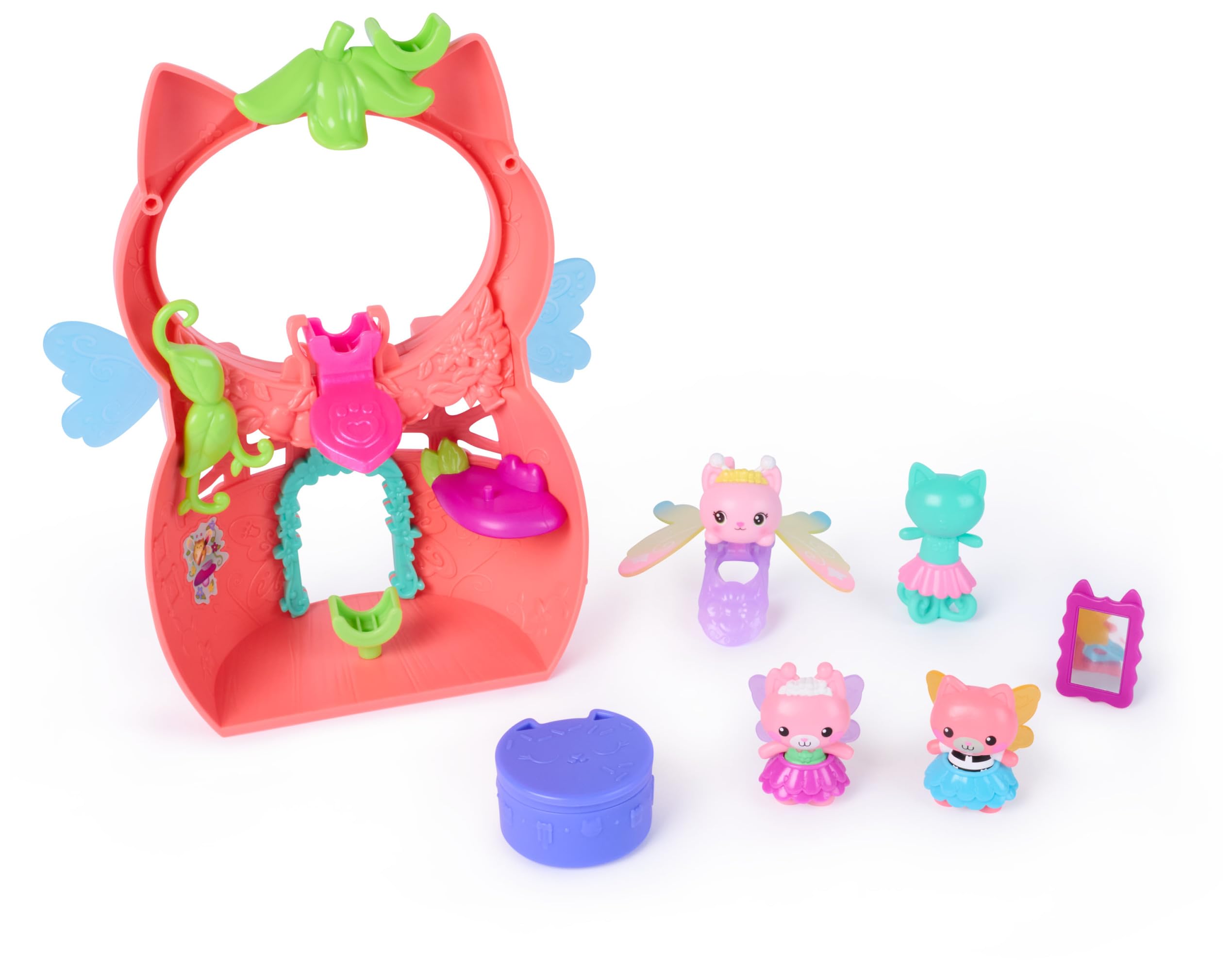 DREAMWORKS GABBY'S DOLLHOUSE Kitty Fairy’s Flutter-riffic Playset with 12 Pieces | Ages 3-6 4