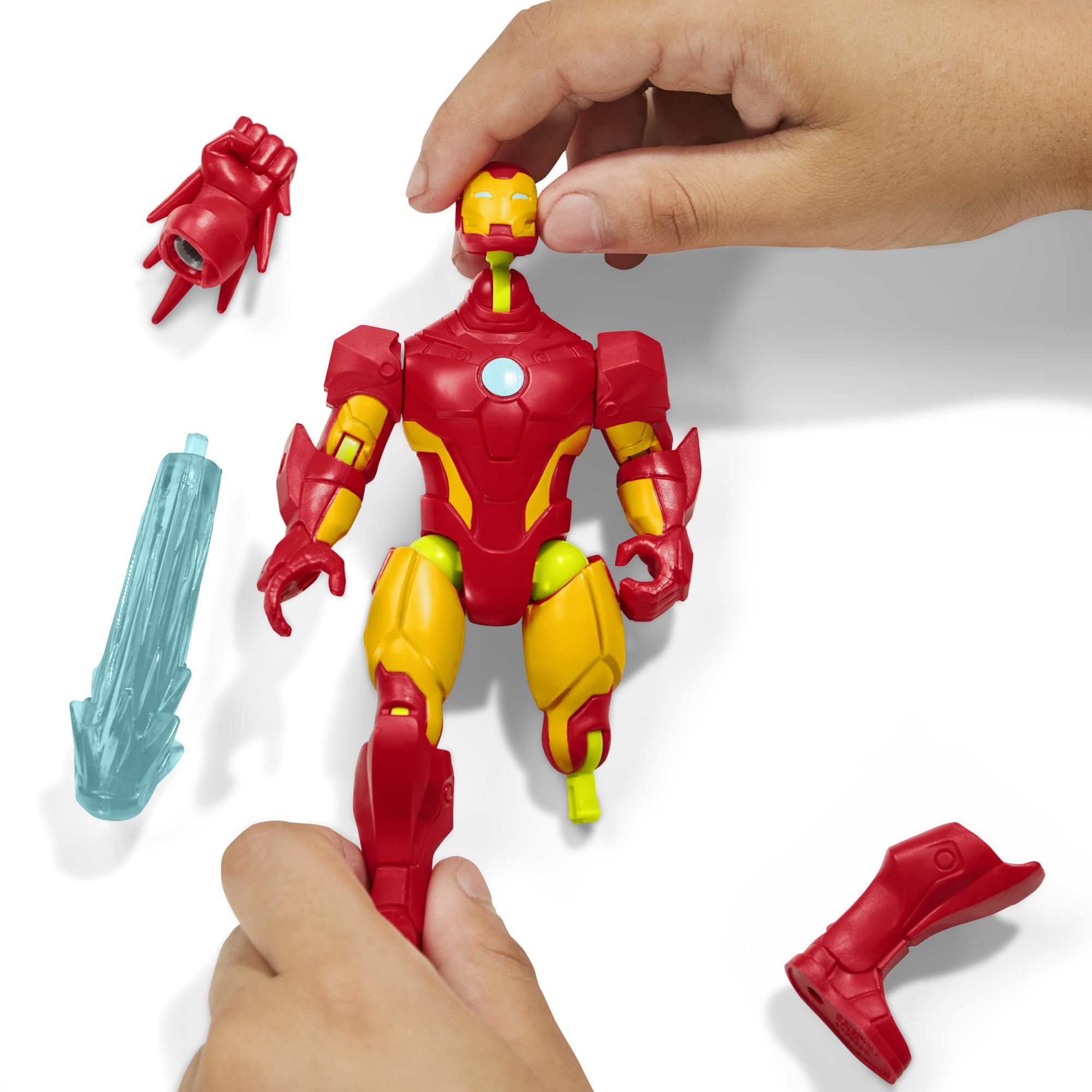 Marvel MixMashers Iron Man Action Figure - Mix & Match Play | 5-Inch Size | Ages 4+ 3