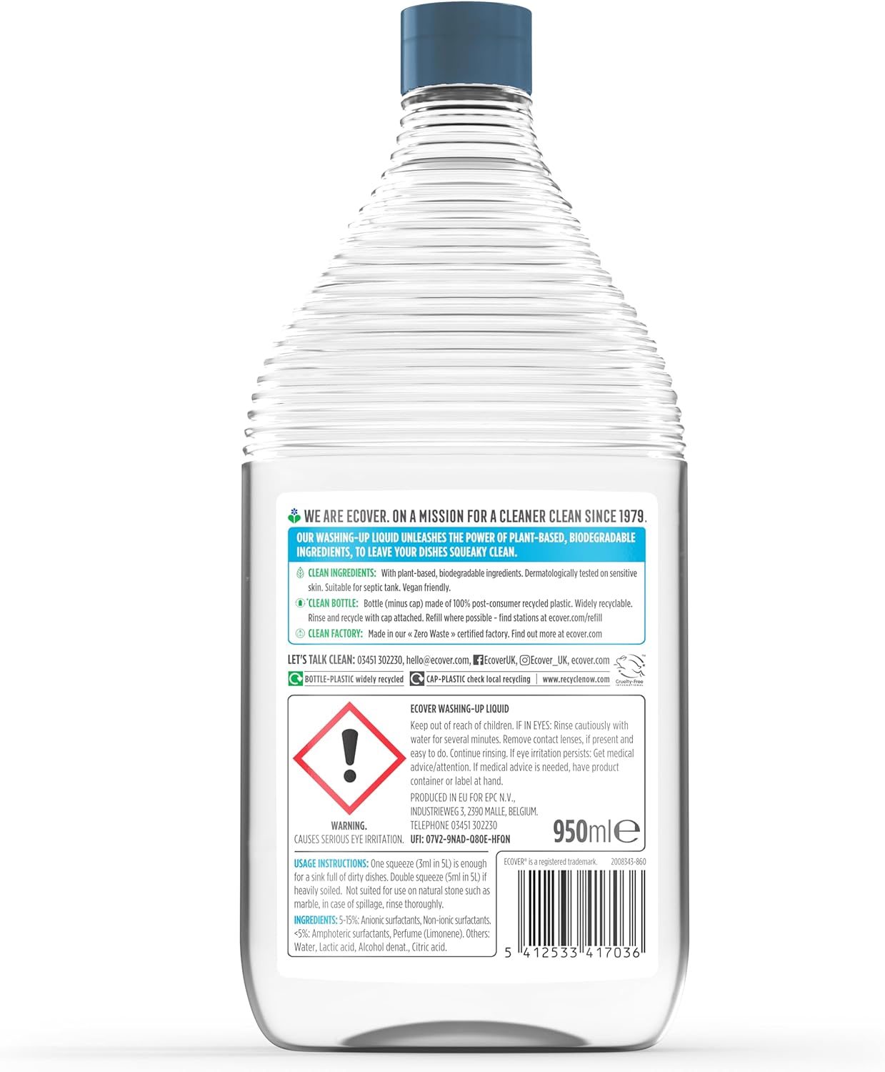 Ecover Spülmittel Kamille &amp; Clementine, 950 ml 3