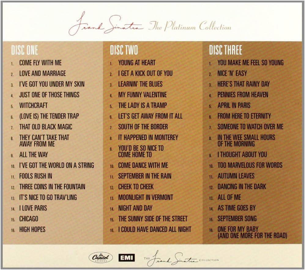 Frank Sinatra - The Platinum Collection [Audio CD]