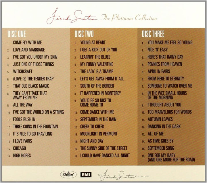 Frank Sinatra - The Platinum Collection [Audio CD]