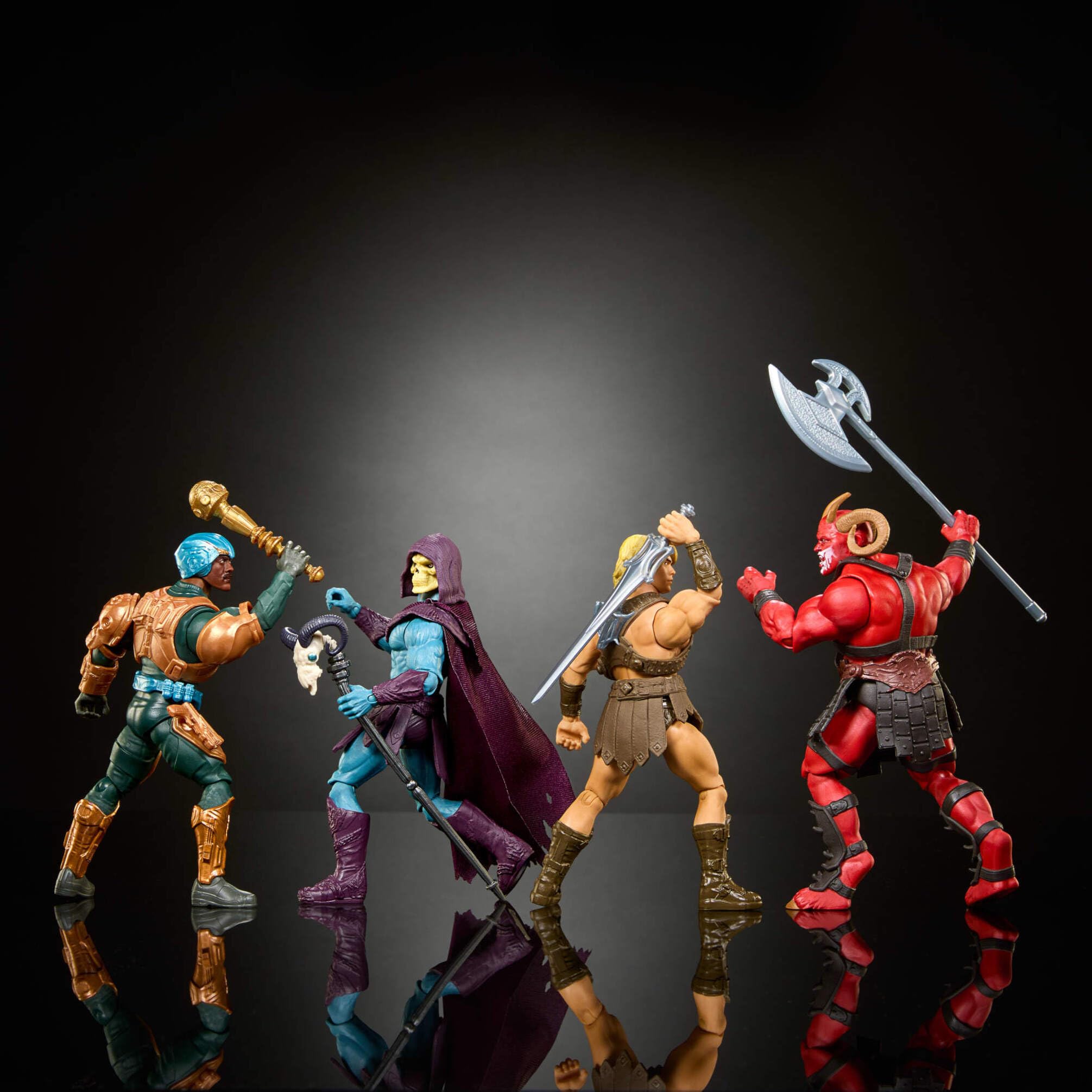 Masters of the Universe Action Figure 4 Pack - 5.5 Inch Movie Figures with Actor Likenesses 4
