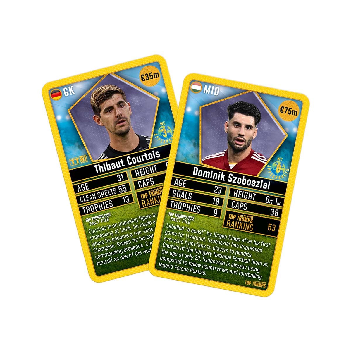 Top Trumps World Football Stars Top 200 Card Game Pack 2 | Ages 6+ | Unisex Children | Portable 8