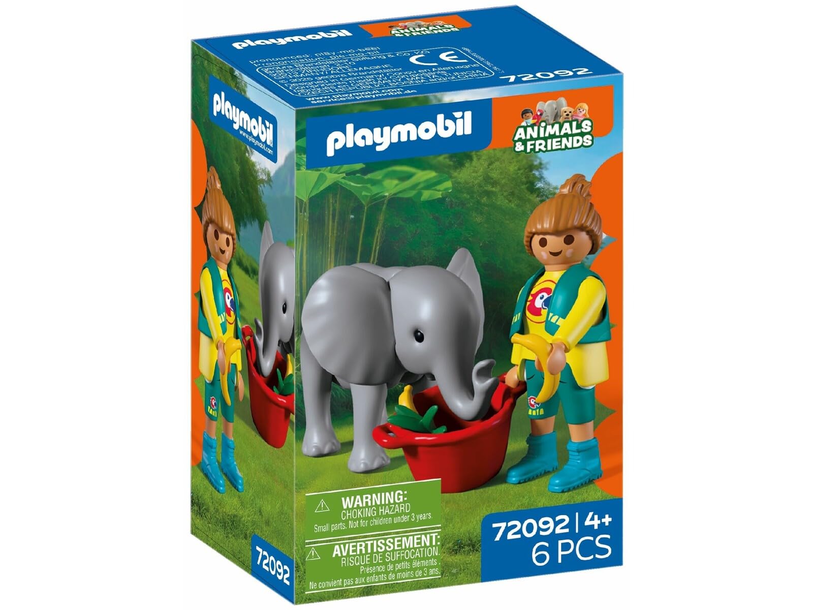 Playmobil Zoo: Baby Elephant & Zookeeper Playset - Ages 4+ | Plastic | Unisex Children 1
