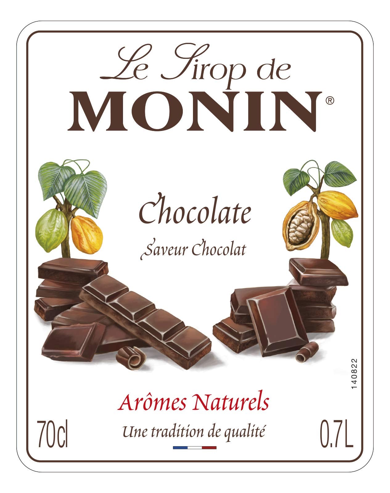 MONIN Premium Chocolate Syrup 700ml - Vegan, Allergen-Free, Natural Flavours for Coffee, Cocktails & Frappes 4