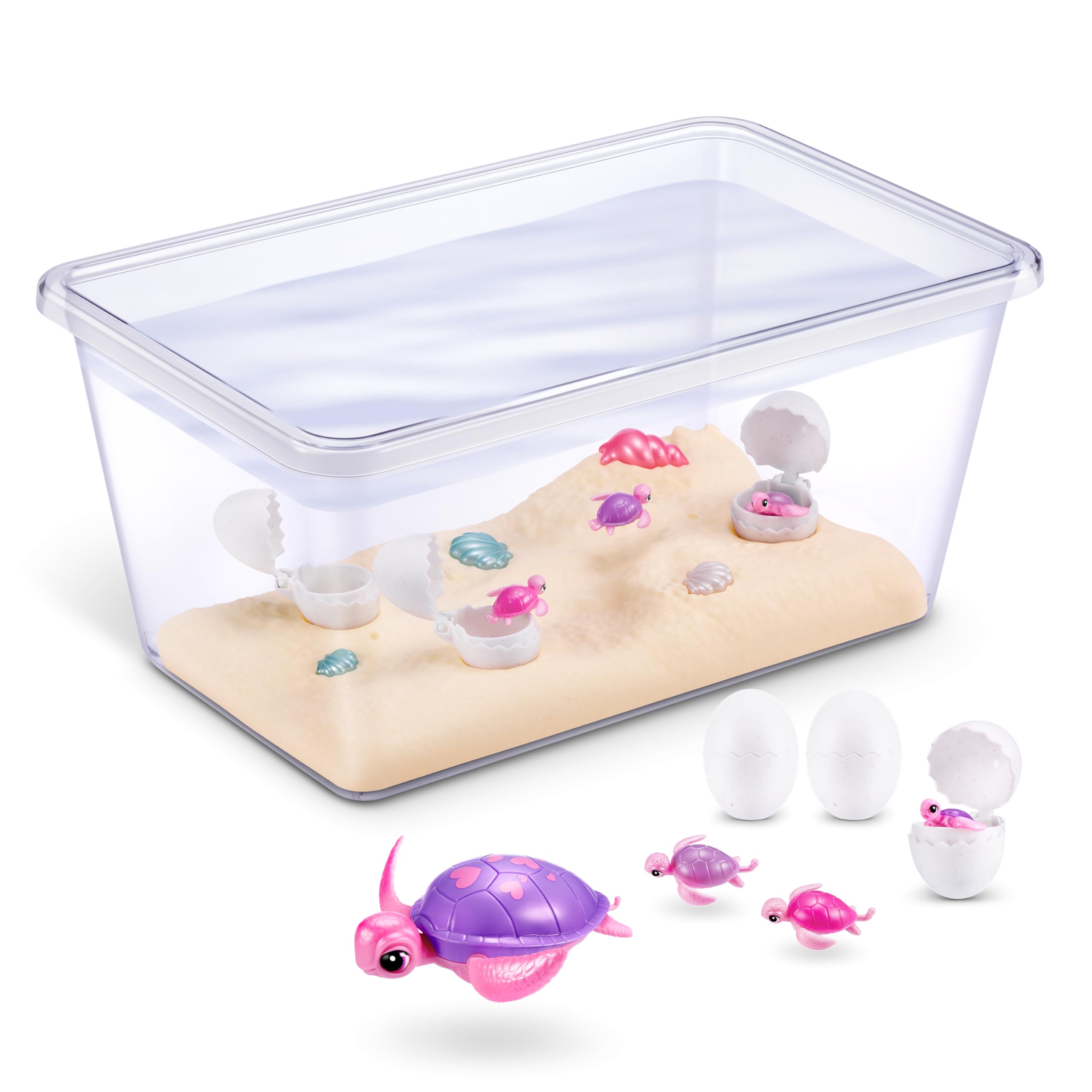 Pets Alive Mama Turtle Surprise von ZURU – Roboter-Haustierschildkröte mit Schwimm- und Lauffunktion, ab 3 Jahren 5