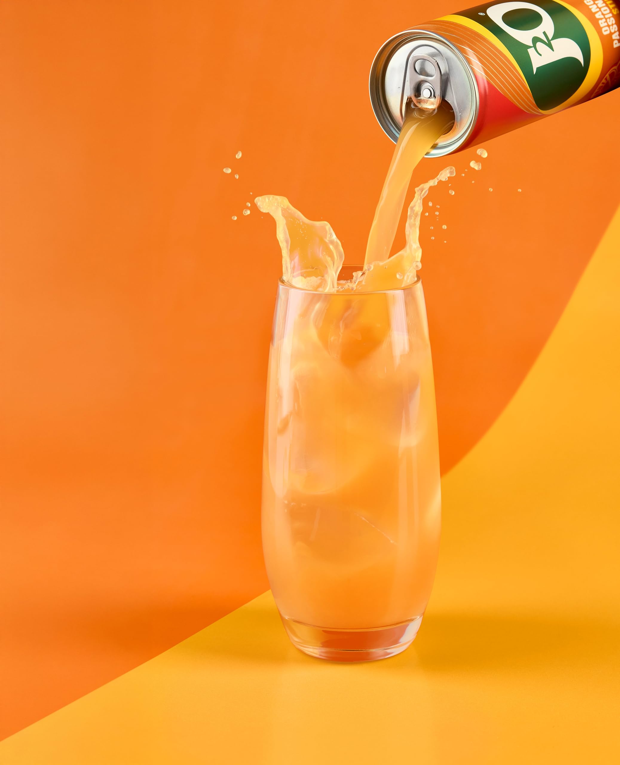 J2O Orange & Passion Fruit Juice - 4 x 250ml Cans | Low Calorie 9