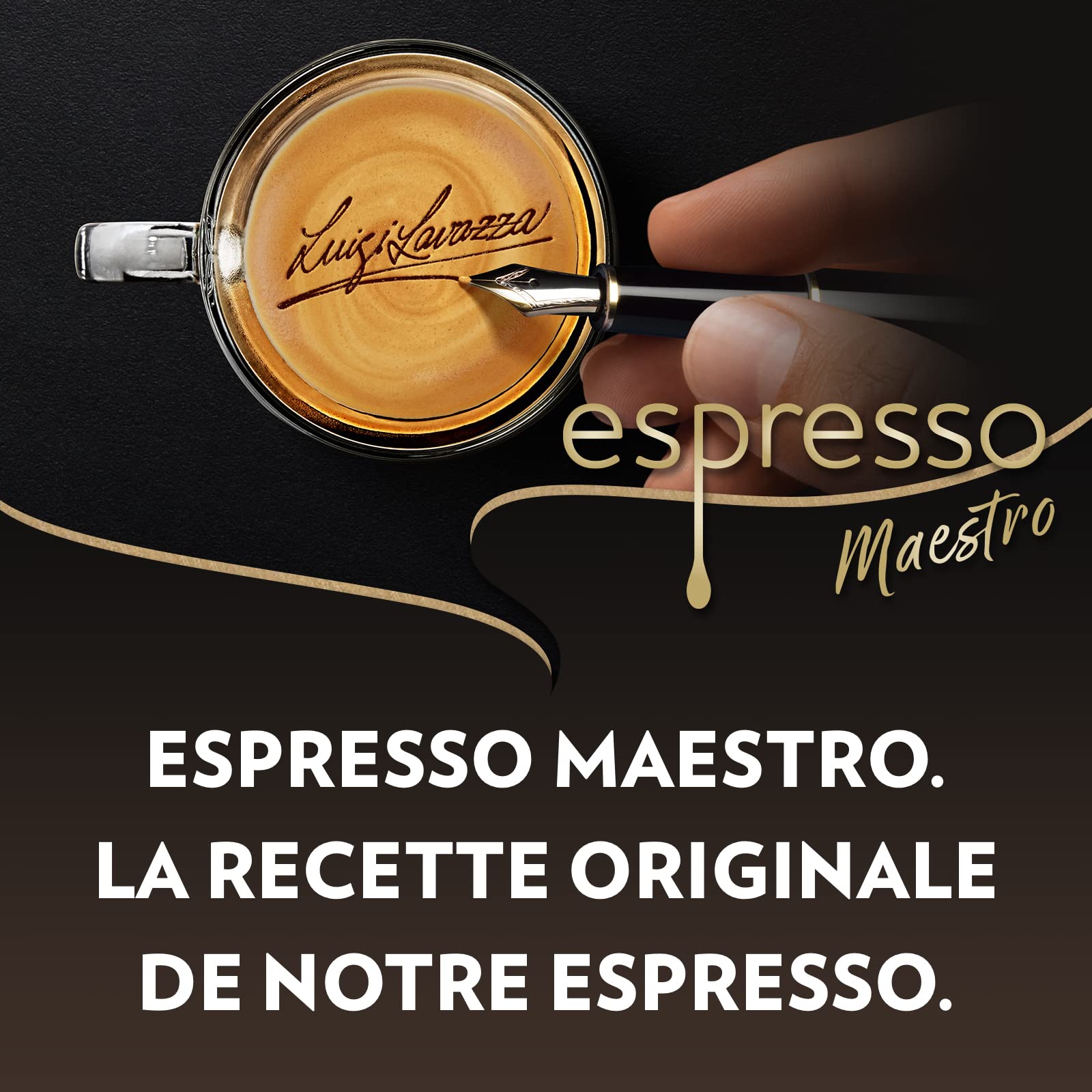 Lavazza Espresso Maestro Whole Roasted Coffee Beans - Organic Blend, 1kg