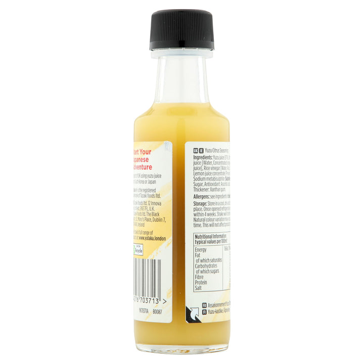 Yutaka Yuzu Seasoning Sauce 100ml - Zesty Japanese Citrus Sauce with Soy & Vinegar